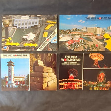 Vintage 1982 Knoxville World’s Fair Souvenir Postcards Lot of 4, NOS, TN-USA picture