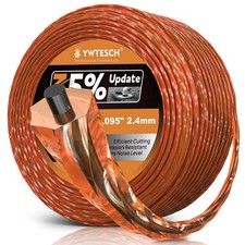 Ywtesch 095 Trimmer Line Heavy Duty 0.095 X 1Lb 400-Foot Twisted Hexagonal Dual picture