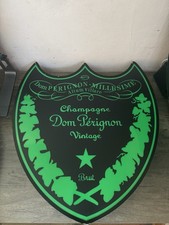 RARE DOM PERIGNON 3-D LIGHTED SIGN 22”x23” picture