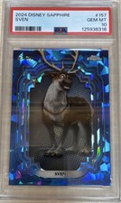 2024 Topps Chrome Disney Sapphire Sven #157 Frozen PSA 10  picture