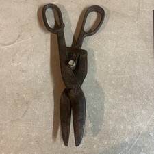 Vintage Dual Action Tin Snips 13” Heavy Duty Marked picture
