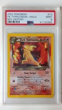 2002 POKEMON NEO DESTINY DARK TYPHLOSION HOLO #10 PSA 9 picture