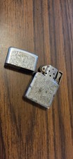 Zippo Engraved Floral Lighter  Bradford USA Broken Top Joe Read Description  picture