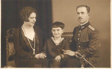 B647 Interwar Romanian Royal Army Officer Jewish Family Judaica Menorah Mark picture