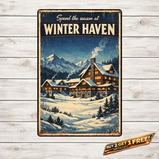 Come Visit The Overlook Hotel The Shining Horror Metal Sign Retro Art 8x12 picture