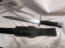 SWISS MODEL 1957 BAYONET WITH SCABBARD AND LEATHER FROG 1965 