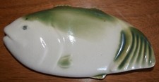 Rare VTG Ceramic Fish Bento Box Japanese Ekiben Haranomachi Station Joban Line picture