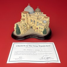 CHURCH OF THE HOLY SEPULCHER FROM DANBURY MINT Rare SCULPTURE Jesus Religious picture