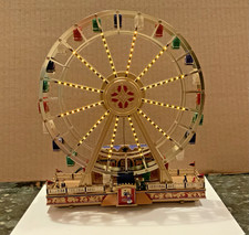 Vtg Mr Christmas Gold Label World’s Fair Ferris Wheel Lights Music Original Box picture