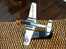 CHUCK YEAGER SPEED OF SOUND ACE SIGNED AUTO P-51D MUSTANG PLANE LETTER BEAUTY picture