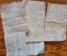5 1780s Revolutionary War Era Tax Abatement Documents Connecticut Handwritten picture
