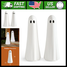 Step2 Boo Buddy Halloween Ghost Statues, White, 40 in, 2-Pack picture