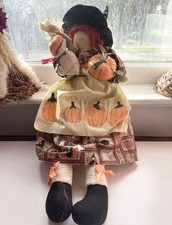 Vintage 1996 Spooky Hollow Witch Doll 22” Primitive Halloween Original Tag picture