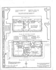 Photo:Newburyport Massachusetts Thurlow House 1725 HABS Floor Plan 1900s picture