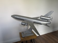 Huge Metal 1:72 Sculpture DC-10 Interior Exterior Decor Vintage Aircraft Model picture