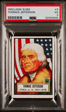 1952 Look N See #3 Thomas Jefferson PSA 3 picture