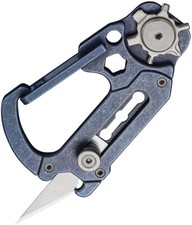 Civivi Polymorph Blue Titanium Retractable Blade Carabiner Multi-Tool 200451 picture