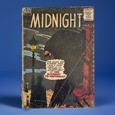 Midnight #2 (1957) Ajax Farrell Gateway to Yesterday Raven Cover Horror Key picture