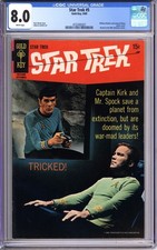 Star Trek 5 CGC 8.0 VF white pages Gold Key comics 4722492021 picture