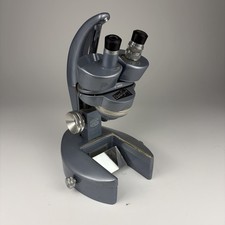 Vintage Graf-Apsco Stereo Graf Microscope Model E-6328 USA Scope (untested) picture