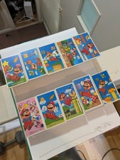 vtg 10x 1985 Nintendo Super Mario Bros Menko Card Lot  picture