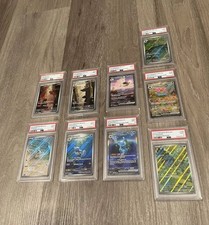 Scarlet & Violet 151 Full Evolution Set 9 Cards All PSA 9 Graded Pokemon TCG picture