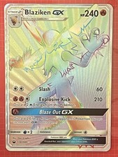 Blaziken GX Secret Rare 170/168 Pokemon Celestial Storm picture