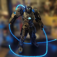 Customized ZD Toys Iron Man Whiplash Mark 2 Light-up Weapon Action Figure picture