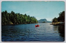 Moosehead Lake Maine ME Moose River Mount Kineo Postcard c1960s picture