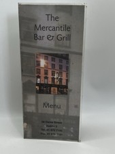 Menu From Your Favorite Restaurant THE MERCANTILE BAR GRILL Dublin Ireland Dame picture