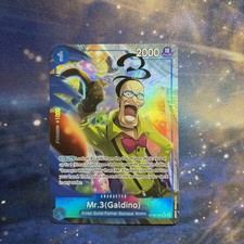 OP09-056 Mr.3(Galdino) Alt Art Alternate One Piece TCG PRB02 The Best Vol. 2 picture