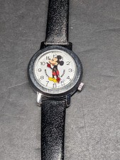 RARE Vintage Bradley Nodding Mickey Mouse Wind Up Swiss Watch WORKING NEVER WORN picture