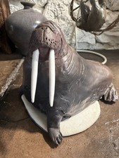 Japanese Handmade Ceramic Walrus Figurine picture