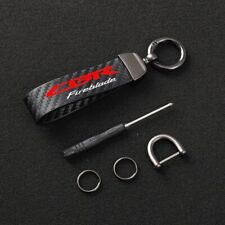Carbon Motorcycle Key Ring Keychain For Honda CBR600RR CBR1000RR REPSOL HRC CBR picture