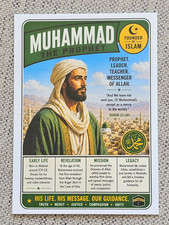 Prophet Muhammad Islam ACEO Art Trading Card World Religion History Collectible picture
