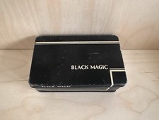 Vintage BLACK MAGIC Tin Rowntree England Gothic Occult Halloween Decor picture