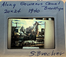 SAMUEL BRECHER (1897-1982) 150 35mm Slides Artist Annotated Inventory Catalogue picture