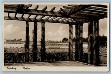 Germany Postcard Nuremberg Station Crowded Field Scene c1920's RPPC Photo picture
