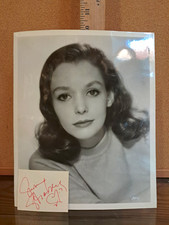 Susan Strasberg - Signed Card, Vintage Photo, Classic Hollywood Autograph 50s picture
