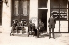 Carrollton OH Ohio c1910 Maffett Attorney Morrows Ins. RPPC Photo Postcard COPY picture