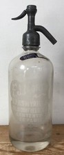 Vtg Antique FJ North Bloomfield NJ Liberty Beverage Spritzer Pump Seltzer Bottle picture
