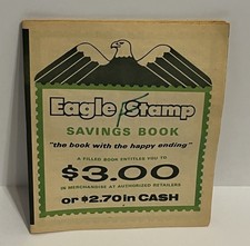 Lot Of Vintage Saver Books Green Stamps Top Value Stamps and Eagle Stamp picture