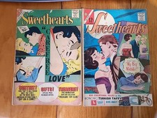 Pair Of Vintage CDC “Sweethearts” Comic Books picture