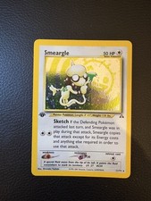 Pokemon Cards: Neo Discovery 1st Edition Rare Holo: Smeargle 11/75 picture