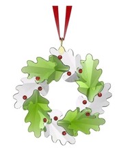 SWAROVSKI 2026 EXCLUSIVE HOLYDAY WREATH ORNAMENT BERRIES 5764752 NEW IN BOX picture