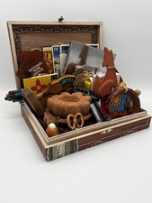 Junk Drawer Lot - Southwest Themed - Pottery, Postcards, Collectables, 40 Pieces picture