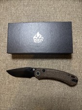 QSP Coyote Super Glow In Dark. G10 Handle Nitro-V Blade Button Lock Thumb Stud. picture