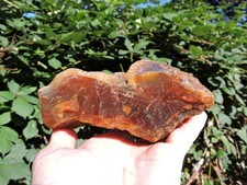Brazilian Carnelian Agate Nodule RAW Rough Stone (2.5Lb) 100% Natural Rock picture