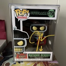 John DiMaggio ‘Futurama’ Signed Funko Pop ‘Matador Bender’ JSA Certified picture