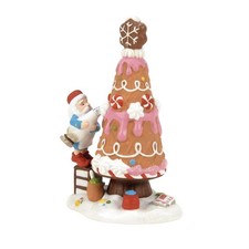 Dept 56 PIPING THE TREE North Pole Village 6018361 BRAND NEW picture